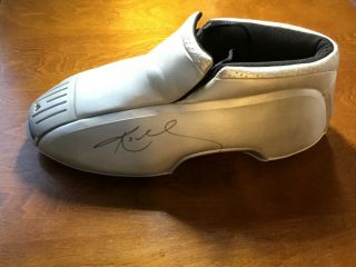 Rare Kobe Bryant Signed Adidas Shoe (silver Edition) Lakers Auto (proof)