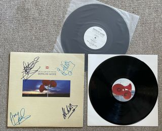 Depeche Mode Music For The Masses 12” Lp Fully Signed Record Stumm 47 Rare Uk Ex