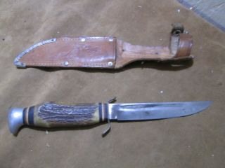 Antique G.  C.  & Co Bone Handle Bowie Knife Rare Early