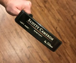 Rare Titleist Scotty Cameron Newport Tei3 Left Handed Restored - Head Cover Incl
