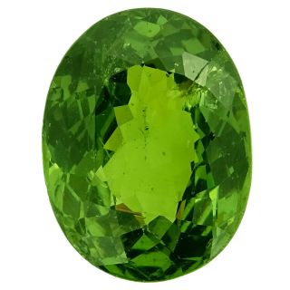 Huge Rare Russian Demantoid Garnet 3.  68ct Natural Loose Gemstones