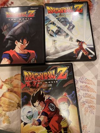 Dragonball Z Uncut Movie Trilogy DVD Collector’s Box Set RARE DBZ Pioneer 2