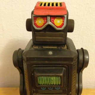 Mr.  Zerox Robot,  Made By Horikawa,  Japan,  1965 Rare Tin Toy Robot From Golden Era