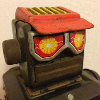 Mr.  Zerox Robot,  made by Horikawa,  Japan,  1965 rare tin toy robot from Golden Era 3