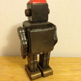 Mr.  Zerox Robot,  made by Horikawa,  Japan,  1965 rare tin toy robot from Golden Era 5