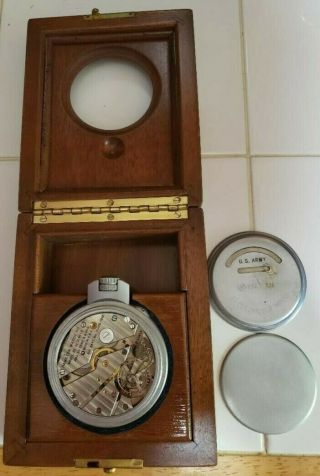 Rare Hamilton Model 22 Chronometer Army Issued 5