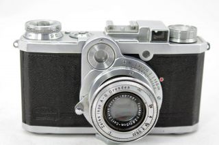 rare Zeiss Ikon Nettax 538/24,  analogue 35mm camera,  lens Jena Tessar 2,  8 50mm 3