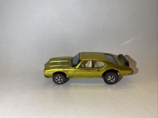 Rare Hot Wheels Redline 1970 Olds 442 With Black Plastic Wing
