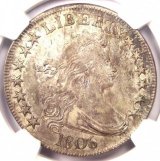1806 Draped Bust Half Dollar 50c O - 115a - Ngc Xf Detail - Rare Certified Coin
