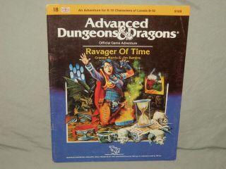 Ad&d 1st Edition Adventure Module - I8 Ravager Of Time (rare - Htf And Exc -)