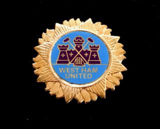 Rare Old West Ham United Insert Sun Badge