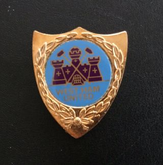 Rare Old West Ham United Insert Shield Badge