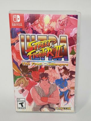 Ultra Street Fighter Ii: The Final Challengers (nintendo Switch,  2017) Rare Cib
