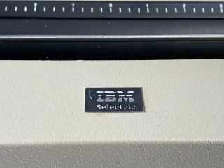 IBM Vintage Selectric 1 Electric Typewriter - Rare Blue Keys - Parts /Repair 3