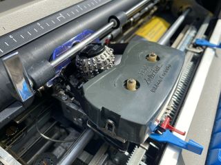 IBM Vintage Selectric 1 Electric Typewriter - Rare Blue Keys - Parts /Repair 5