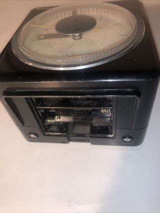 Vintage Sony Icf - A10w Radio Alarm Clock Black Beatles Here Comes The Sun No Back