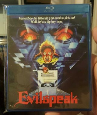 Evilspeak 1981 Blu - Ray Like - Scream Factory Code Red Rare Oop Htf
