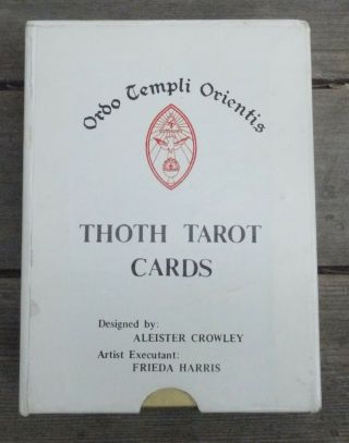 Rare 1969 Vintage Aleister Crowley Thoth Tarot Card Deck Llewellyn Usa