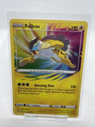 Pokémon Card Raikou Ultra Rare 50/185 Vivid Voltage Psa?