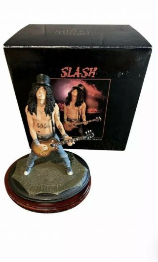 Rare 2005 Knucklebonz Rock Iconz Guitar Hero Slash Statue Figure 1285/3000