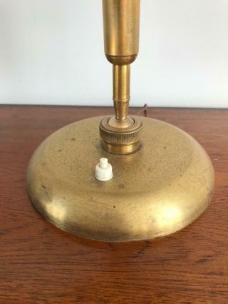Rare Italian Mid - Century Brass Lamp Oscar Torlasco Lumi 1950 ' s Antique Modernist 6