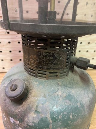 Vintage AGM,  American Gas Machine lantern model 3927,  1930 ' s, 2