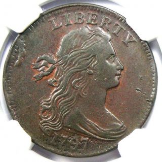 1797 Draped Bust Large Cent 1c Coin - Certified Ngc Xf Details (ef) - Rare Date