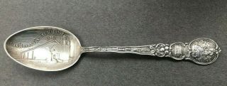 Vintage Sterling Silver San Buena Ventura Mission California Souvenir Spoon