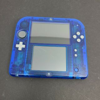 Nintendo 2ds Crystal Blue Handheld Console System Broken Repair Only Rare