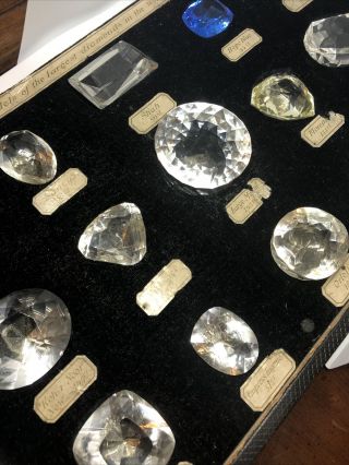 Rare Antique Historical 15 Largest Diamond Models Full Set Of Jewelers Replicas 2