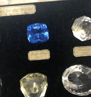 Rare Antique Historical 15 Largest Diamond Models Full Set Of Jewelers Replicas 6