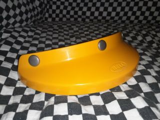 Vintage Ultra Rare Yellow Bell Helmet Visor 520 3 Snap Simpson Shoei Arai