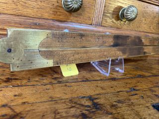 S31 Antique Stanley Rare Folding Rule Wood Ruler No.  94 Type 2 1859 - 1902