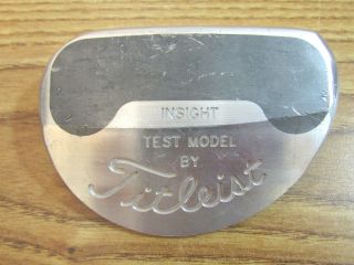 Rare Scotty Cameron Titleist Insight Test Model Prototype Golf Putter Head