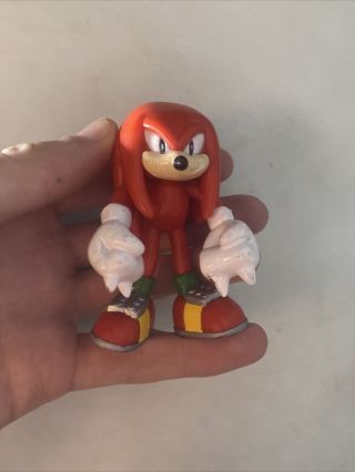 2000 Sega Sonic The Hedgehog Adventures Knuckles Action Figure Toy Island Rare