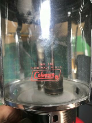 Coleman 206 vintage Kerosene Lantern VERY RARE 5