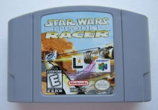 ✅ Good Star Wars Episode 1 Racer Nintendo 64 N64 Retro Video Game Cart Jedi