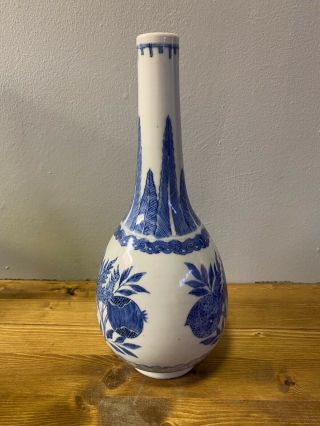 QUALITY LARGE RARE CHINESE 18TH/19TH C SANDUO VASE WITH MING MARK 2