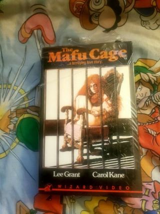Mafu Cage Rare,  Oop Wizard Video Big Box Horror Beta Not Vhs Exploitation