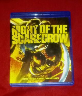 Night Of The Scarecrow (blu - Ray Disc,  2013) Horror Olive Films Rare & Oop