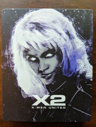 X - Men 2 United Limited Edition Steelbook Blu - Ray Out Of Print Rare Jackman Oop