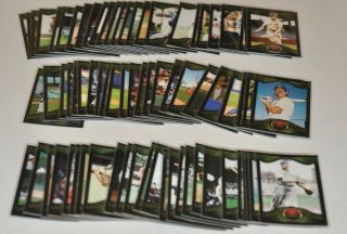 2009 Topps Legends Of The Game Complete 75 Card Inset Set W Update Series Rare