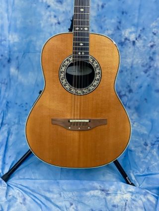 Ovation - Rare 1618 Glen Campbell 1978 - 12 String Acoustic Electric W/ Case