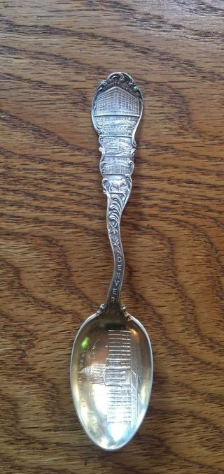 Denver Colorado State Capital Sterling Souvenir Spoon