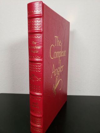 Rare Easton Press The Compleat Angler By Izaak Walton Fishing Limited Ed Vg,