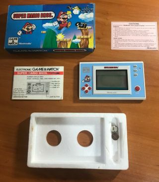 Extremely Rare Nintendo Game And Watch Mario Bros (1988) - Boxed