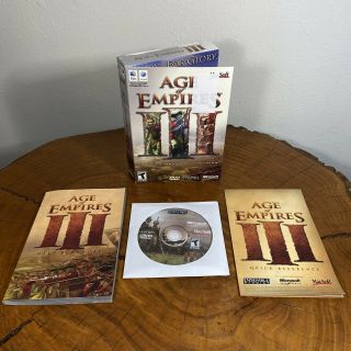Age Of Empires Iii 3 For Apple Mac War Strategy Rts Game - Rare