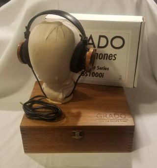 Grado Statement Series Gs1000i Headphones.  With Rare Grado Wood Box.  Audiophile