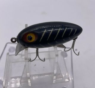 Vintage Clark Water Scout Fishing Lure Black Silver 1 Of 13 Listed
