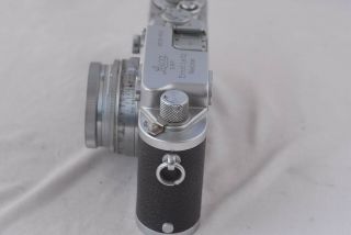 Rare Leica IIIC SM Camera World War II Wartime 391892 with 50mm f/2.  0 Summtar 5